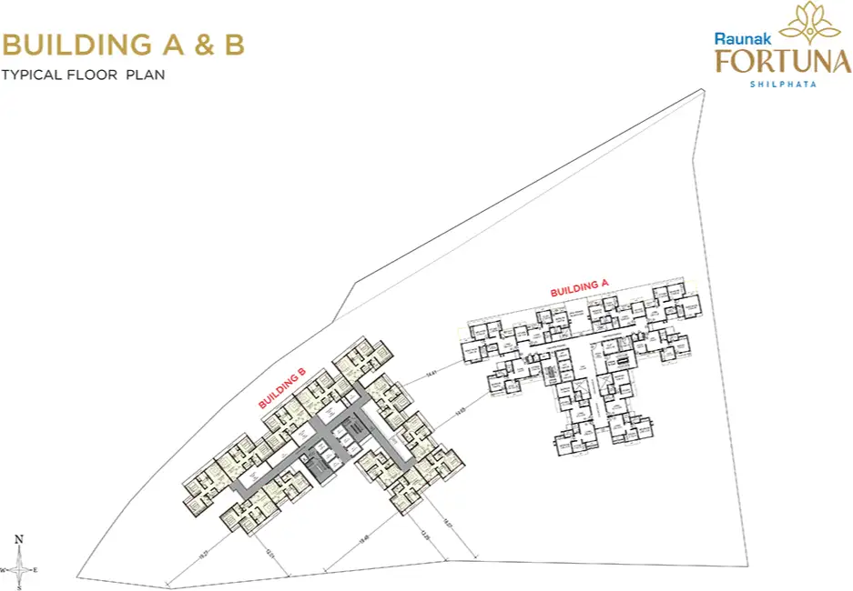Raunak Fortuna Shilphata Floor Plans Raunak Fortuna Shilphata Floor Plans