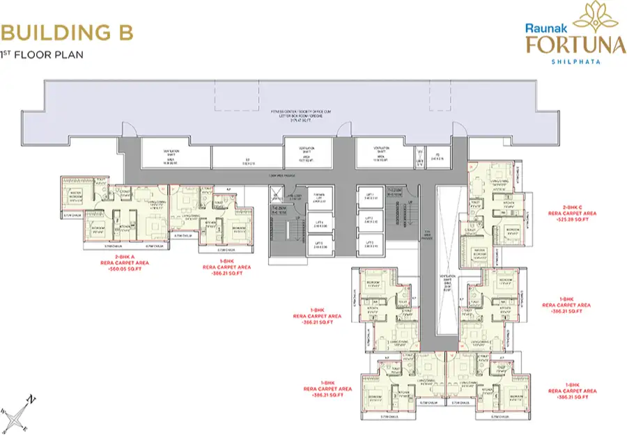 Raunak Fortuna Shilphata Floor Plans Raunak Fortuna Shilphata Floor Plans