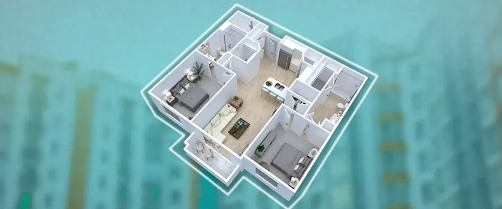 Raunak Apartment floor plan design