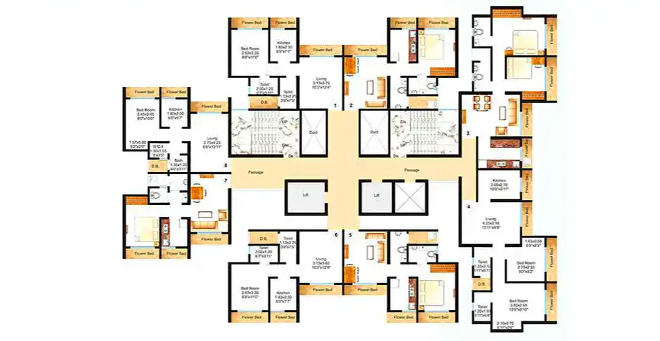 Rounak Residency Floor Plan
